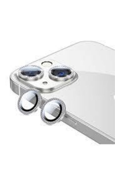 Miscase Iphone 13-13 Mini Stoned Lens Protection Gray