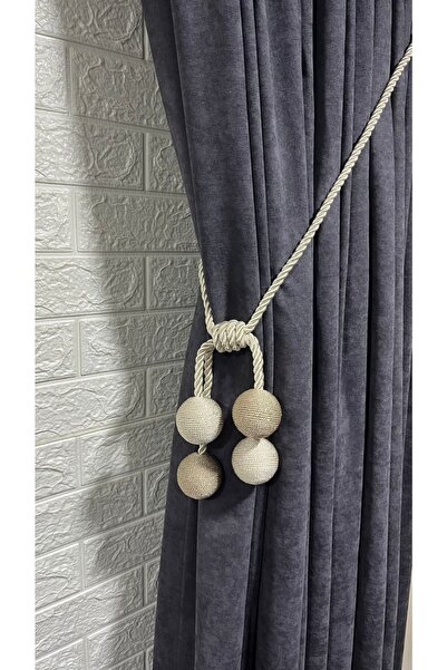 Helezoni Fon Perde Bağlama Aparatı 4 Toplu Tavan Braçol 1 Adet