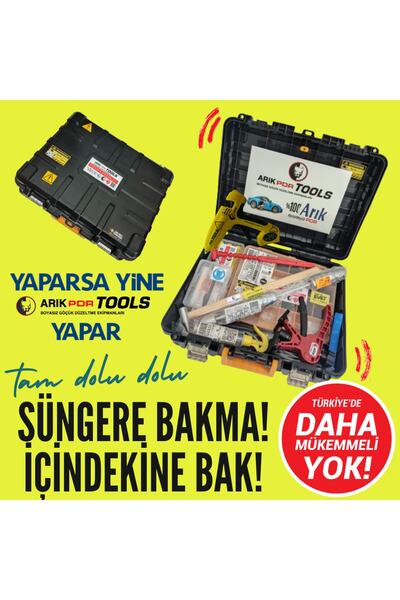 ARIKPDRTOOLS 250 Parça Pdr Pro Box Set Tam Dolu Boyasız Göçük Düzeltme