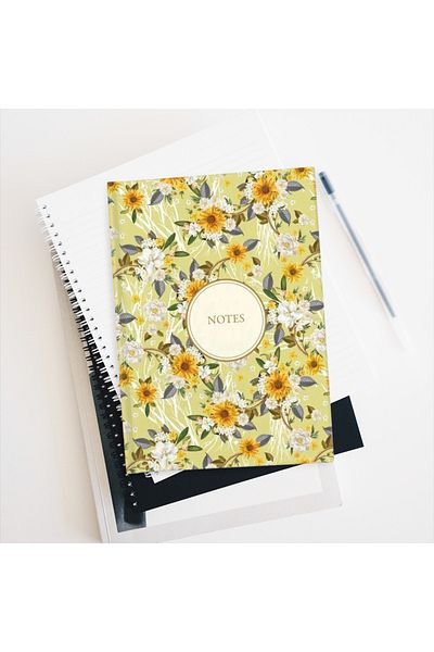 Egenis Cloth Lined Notebook with Hard Cover 160 Sheets 14x20cm -4