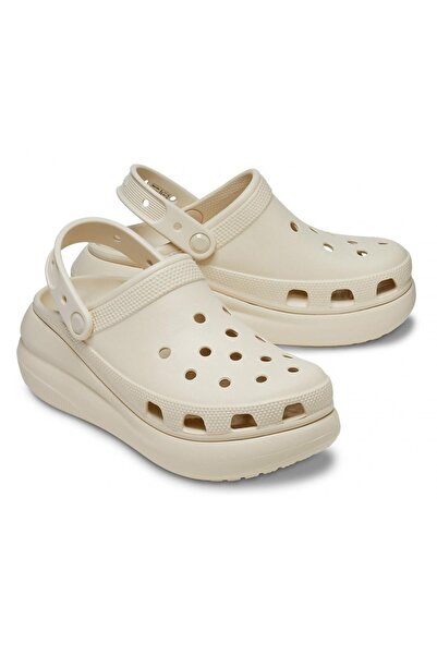 Crocs 207521 G Classic Crush Clog Krem Unisex Terlik