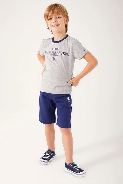 U.S. Polo Assn. Us Polo 100% βαμβακερό σορτς για αγόρι 1307