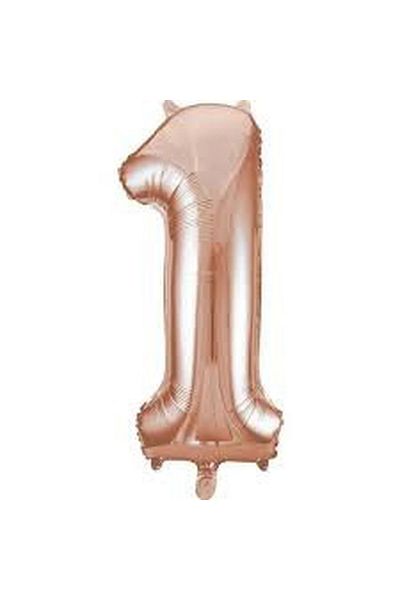 DÜVENCİ TİCARET Çıtıpitıstore Rose Gold Number Foil