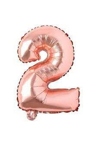 DÜVENCİ TİCARET Çıtıpitıstore Rose Gold Number Foil