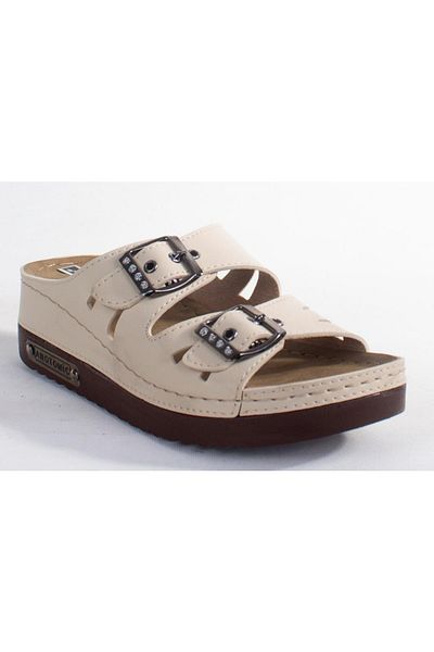 DAGOSTER Dza37-3001 Beige Daily Orthopedic Women's Slippers