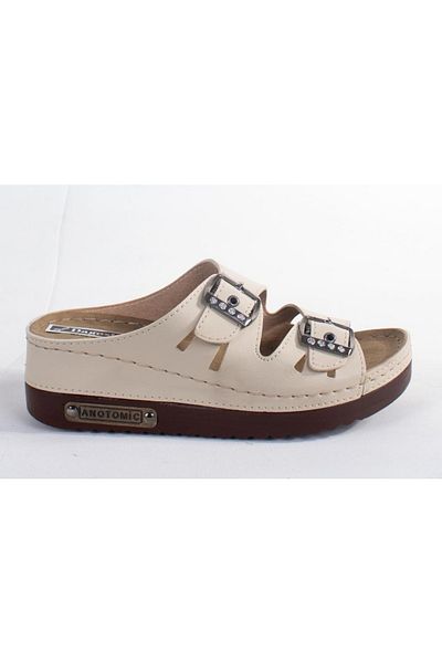 DAGOSTER Dza37-3001 Beige Daily Orthopedic Women's Slippers