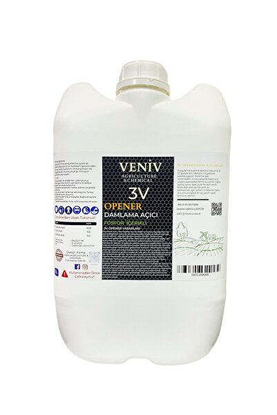 VENİV AGRİCULTURE 3v Opener Fosfor Element Içerikli Damlama Açıcı 20 L