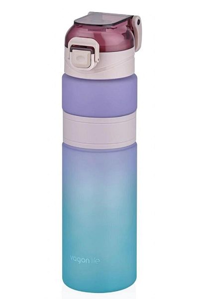 Vagonlife Flask with Straw Purple Blue 800 ml Vgn2228