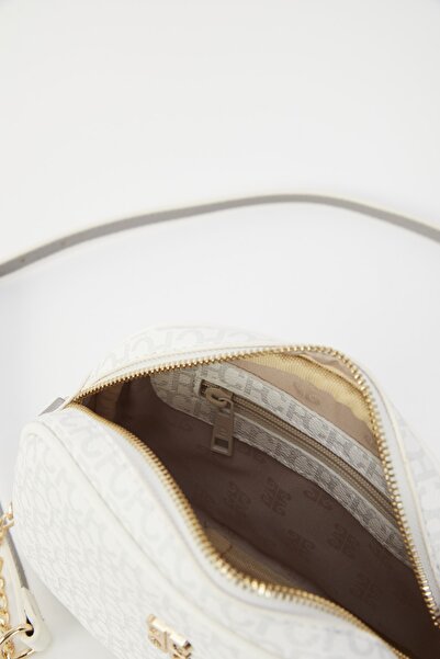 Pierre Cardin Small Alphabet White Women's Shoulder Bag 05PO22Y1543