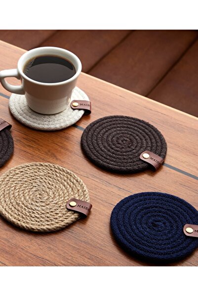 Maisonette 2-Piece Coaster - 11 Cm - Cream