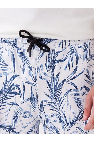 LC Waikiki Ανδρικό σορτς Slim Fit - με λεπτομέρεια γραβάτας