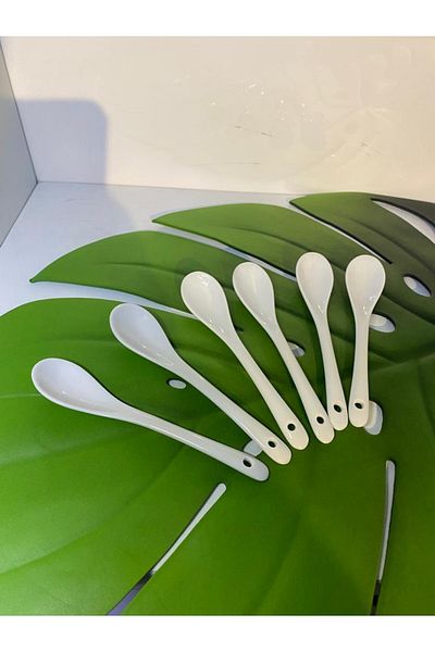 elif aksesuar Porcelain Spoon Set of 6