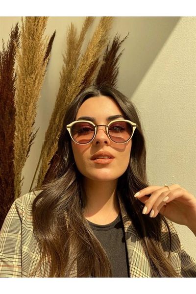 LOOKUP Bumble Unisex Sunglasses - UV400 Protected, Ce Certificated Women's Vintage Fashion with Wipe Cloth Gift