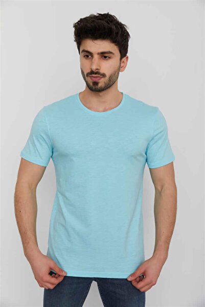 Cazador Men's Jazz 4602 Mid Bis Flared T-shirt 23y Menthol