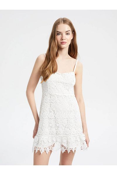 LC Waikiki Γυναικείο φόρεμα με λαιμόκοψη Xsıde Sweetheart Lace Strap