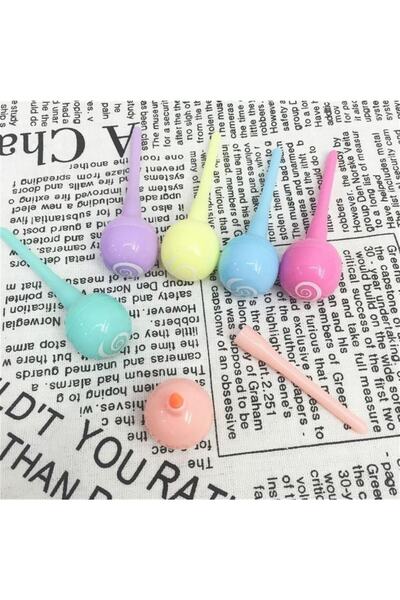 gifttime قلم لباد مكون من 5 قطع من Lollipop