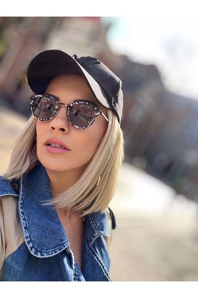 LOOKUP Bumble Unisex Sunglasses - UV400 Protected, Ce Certificated Women's Vintage Fashion with Wipe Cloth Gift
