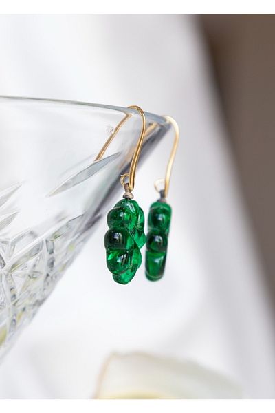 CHARMLUCKY Murano Clover Earrings