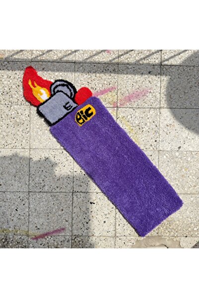 blindboyco Akrilik El Yapımı Özel Tasarım Oturma Odası Dekoratif Halı Desenli...