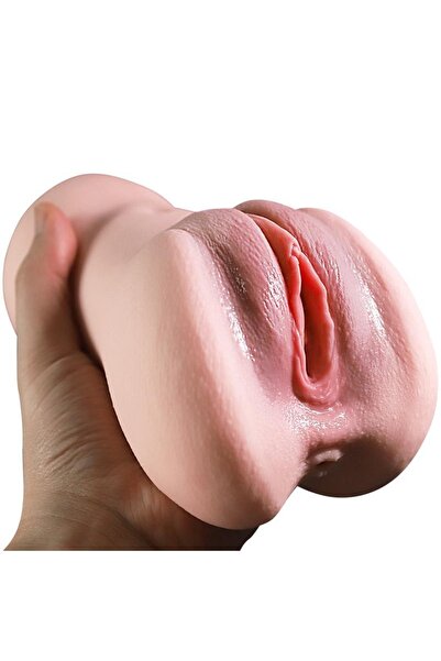 Yüce Medikal 700gram 18cm Çift Girişli Dual Iç Yapılı Mastürbatör