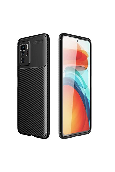 ZM STORE Xiaomi Poco X3 Gt Kılıf Karbon Tasarımlı Harika Kesim Negro Kapak