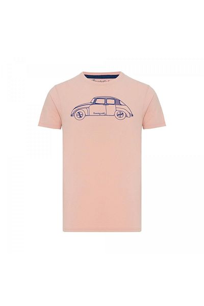 ROUTEFIELD Ανδρικό μπλουζάκι Rfthru23 Thru Pink