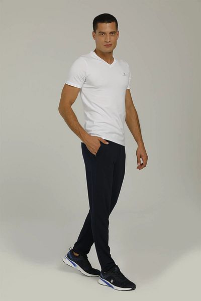 lumberjack Ανδρικό μπλουζάκι V-Neck White 2sct1113fx