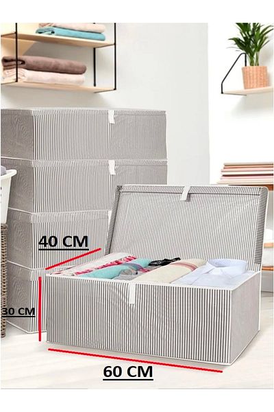 Smyak Lid Box Storage Bag Mega Size 70*40*30* Multi-Purpose Box Storage Bag