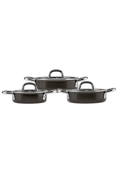 Emsan Master Class 6 Piece Sahan Set Black