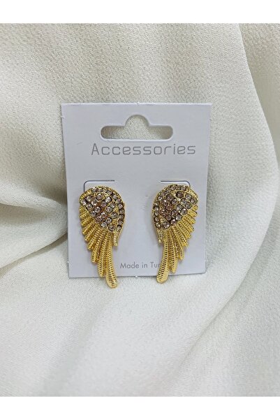 ÇELİKSİLVERTAKI فستان سهرة فوق أقراط جناح الملاك