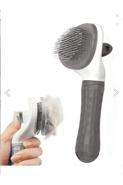 yadatech Cat Comb Pet Comb Automatic Cleaning Pets Brush with Keys Cat Dog Hair Collector Comb
