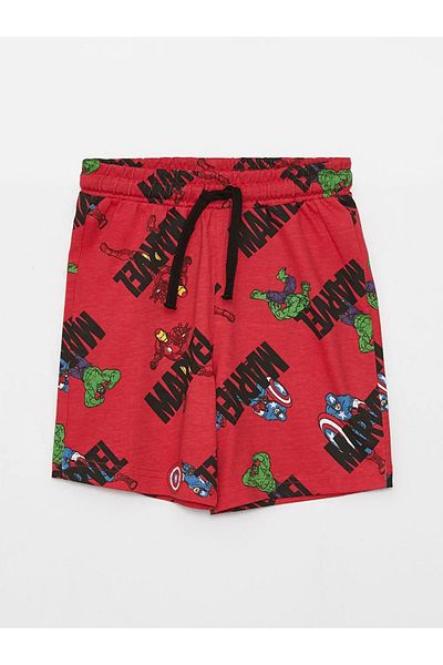LC Waikiki Lcw Kids Elastic Waist Marvel Printed Boys' Shorts