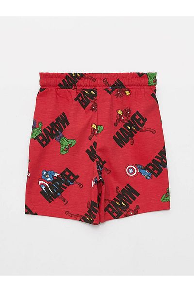 LC Waikiki Lcw Kids Elastic Waist Marvel Printed Boys' Shorts