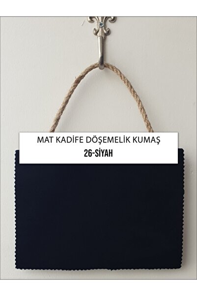 B'Dekor Döşemelik Kumaş Koltuk, Berjer, Kırlent, Kumaşları-mat Kadife-siyah