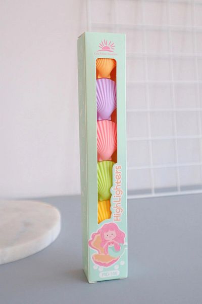 NaSaDAN Seashell Highlighter Set of 6