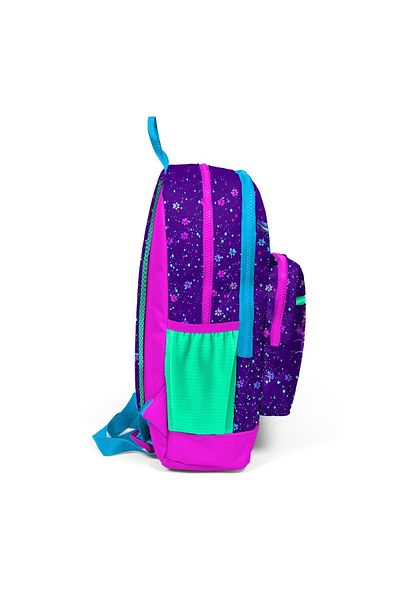Coral High Rucsac școlar USB cu patru compartimente pentru copii, violet, roz, cu model 23832