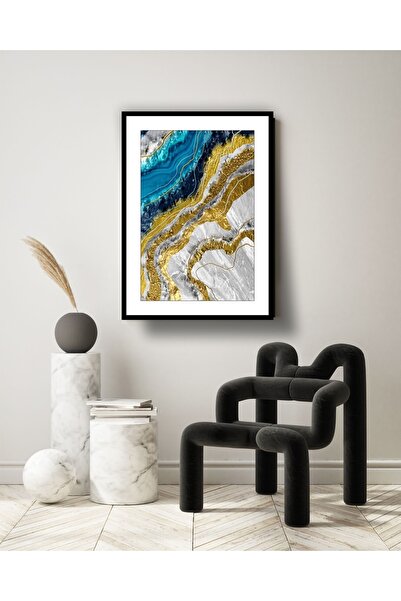 arajans Golden Deer Canvas Painting