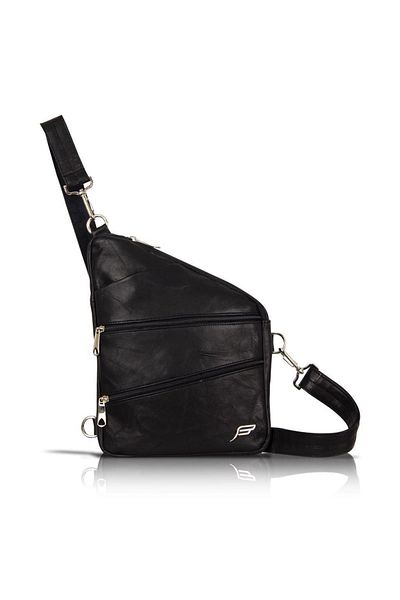 fubileather Τσάντα στήθους Bodybag Γνήσιο Δερμάτινο Messenger Unisex