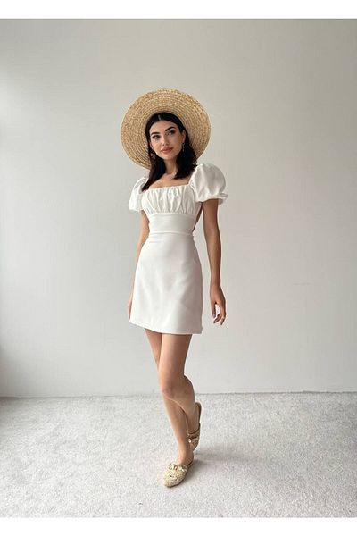 HASYAMORE Rochie de damă Atlas Mini fără spate cu design special