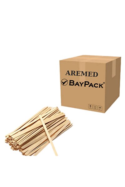 AREMED Tahta Karıştırıcı Çay Ve Kahve Için 24 Paket 500 Lü ( 12000) Ad