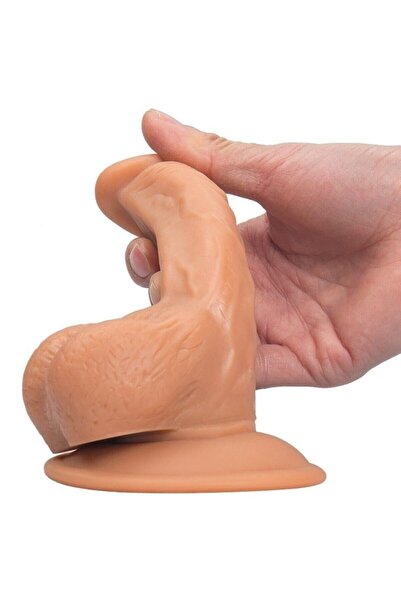 Biosal 13 Cm Belden Bağlamalı Realistik Penis + Kemer + Kayganlaştırıcı Hediyeli