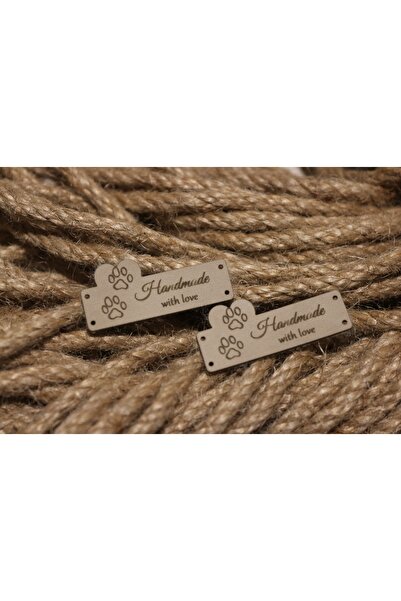 isim etiketim Deri Etiket 1,5*3,5 Cm 25 Adet Sd108