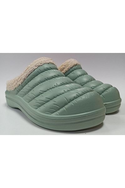 AkınalBella 36-41 Number Range Furry Inside Closed Front Eva Winter House Παντόφλες δρόμου και εργασίας