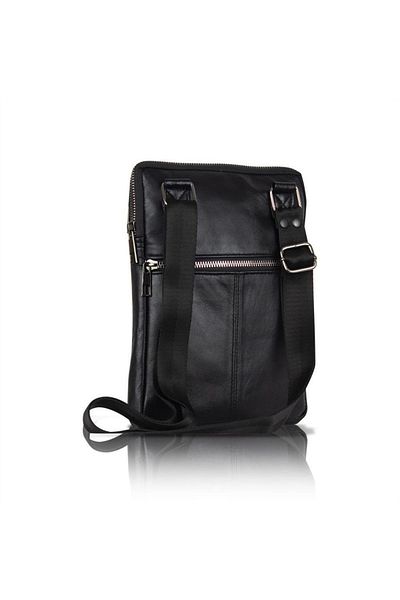 fubileather Geantă Messenger Crossbody din piele naturală unisex (25X18X3CM)