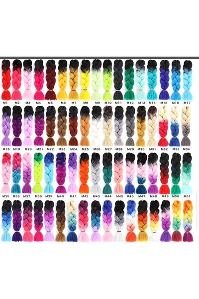 BLOSSİ Omreli-38 African Braid - 100 g Synthetic Braiding Hair