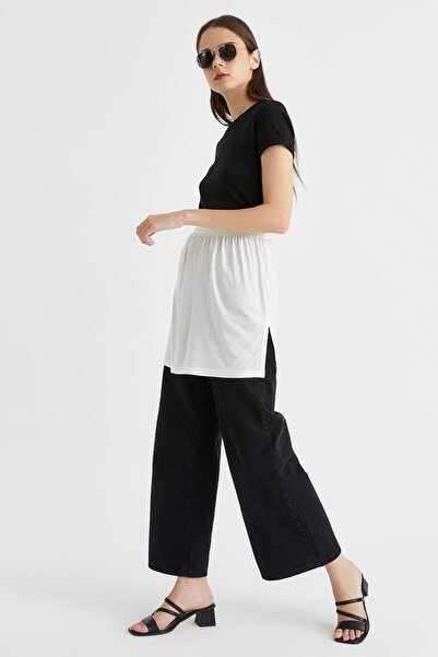 mirach Cream Combed Cotton Underwear Skirt