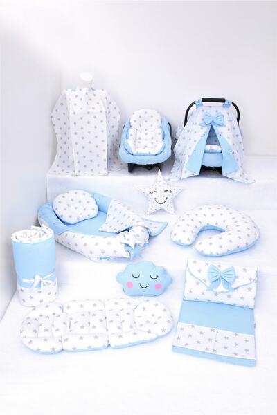 Umaybebek Babynest Puset Örtüsü Alt Açma Emzirme Yastığı Bel Destekli Ana Kuc...