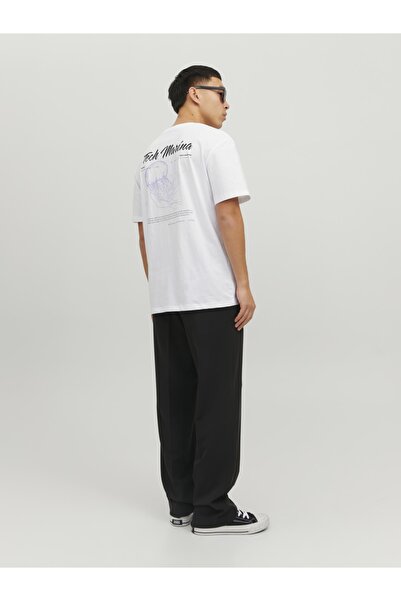 Jack & Jones Göğüs Ve Sırt Baskılı Tişört- Waters