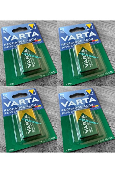 ATAELEKTRONİK 4 Adet Araba Dijital Saat Pili Radyo Alarm Kepenk Pili Varta 9 ...