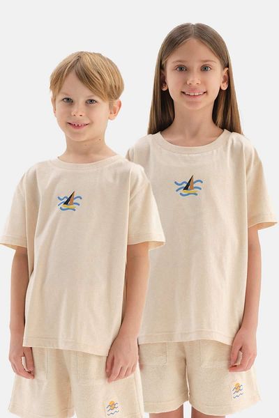 Dagi Béžové Unisex tričko Local Seed Cotton Cotton